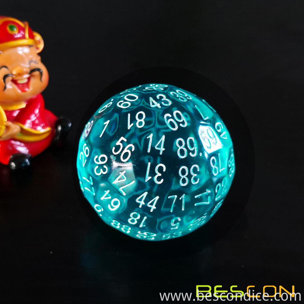 Ultimate 100 Sides Dice In Transparent Color 2 Ultimate 100 Sides Dice In Transparent Color 2